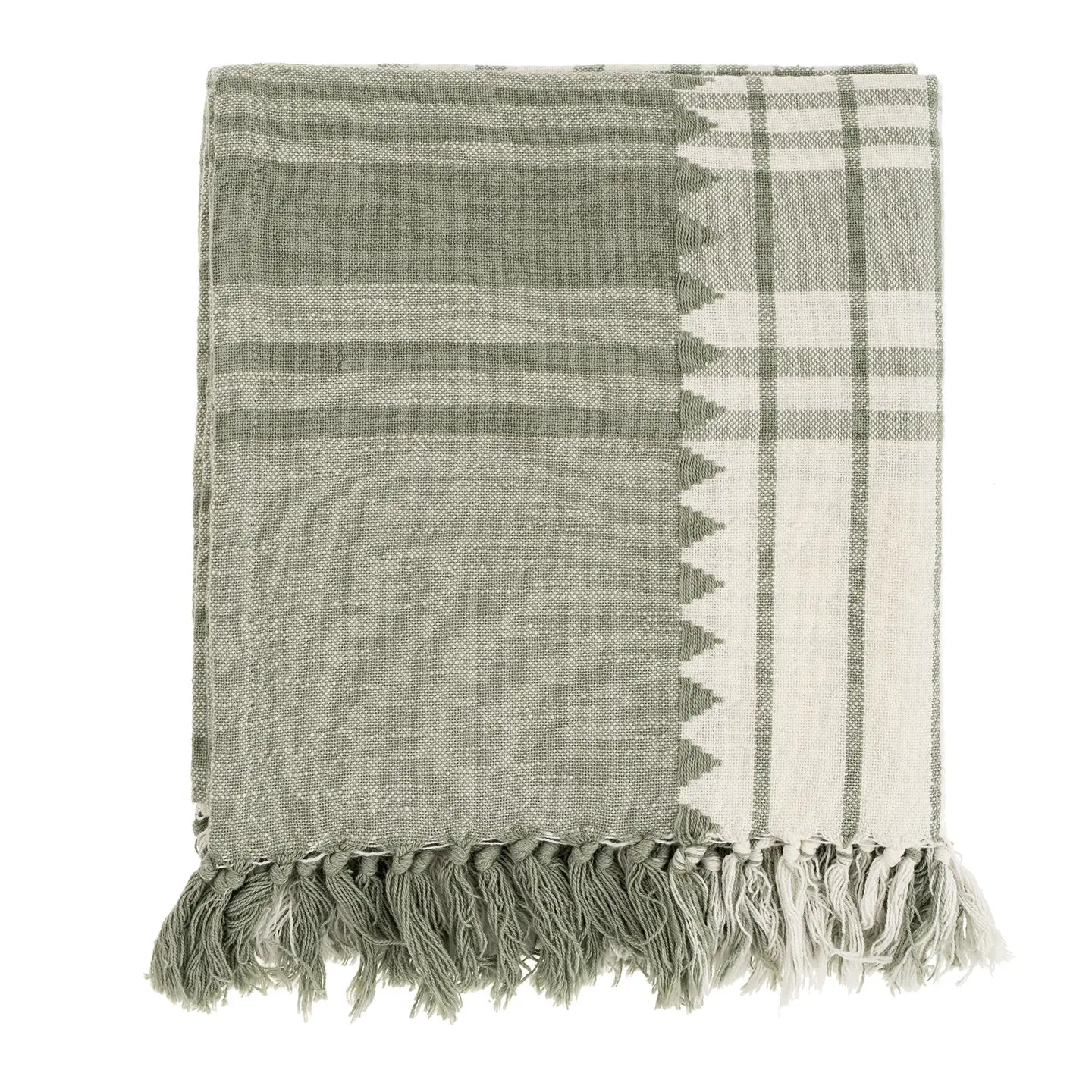 Malaya Woven Throw- Sagebrush
