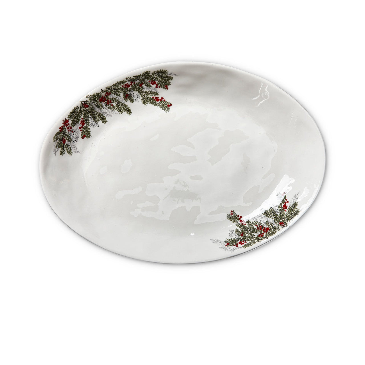 Farmhouse Deep Oval Holiday Platter