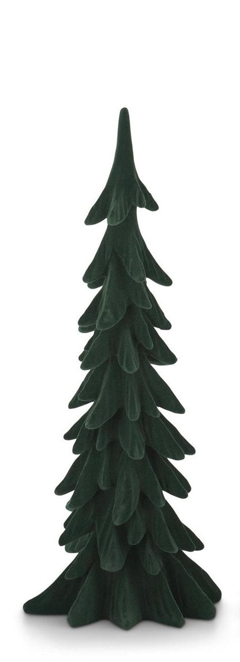 17.5 Dark Green Velvet Christmas Tree