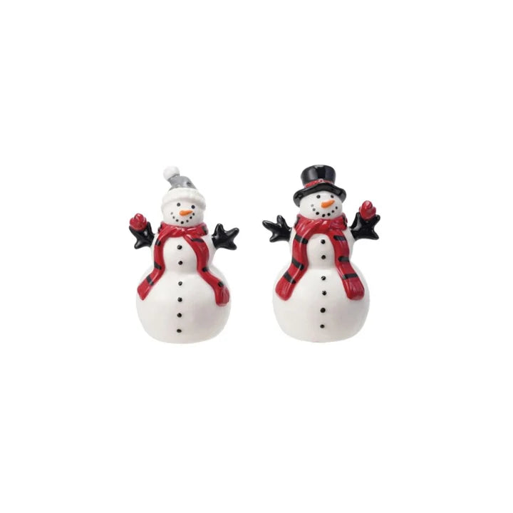 Snowmen Salt & Pepper Shaker Set