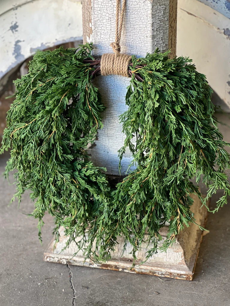 20 Inch Emerald Falls Hanging Wreath