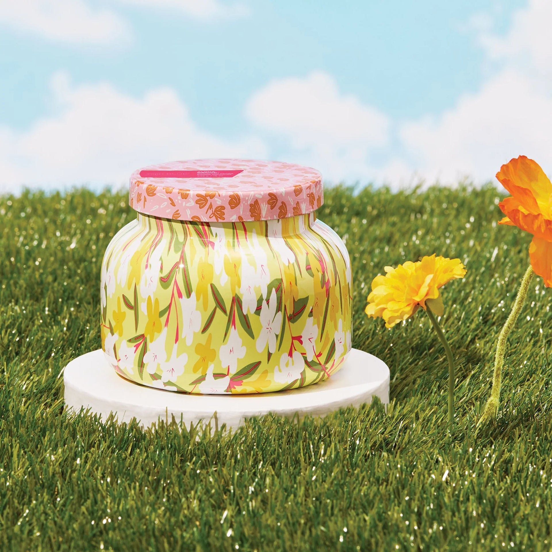 Aloha Orchid Pattern Play Jar