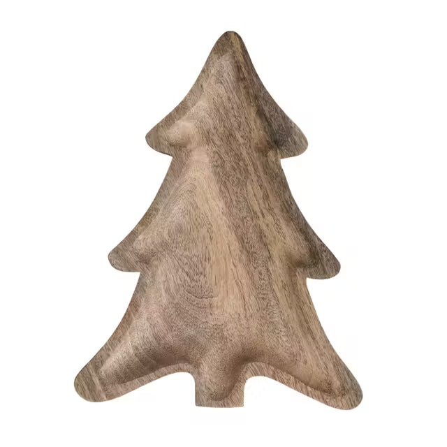 Mango Wood Tree Shaped Tray