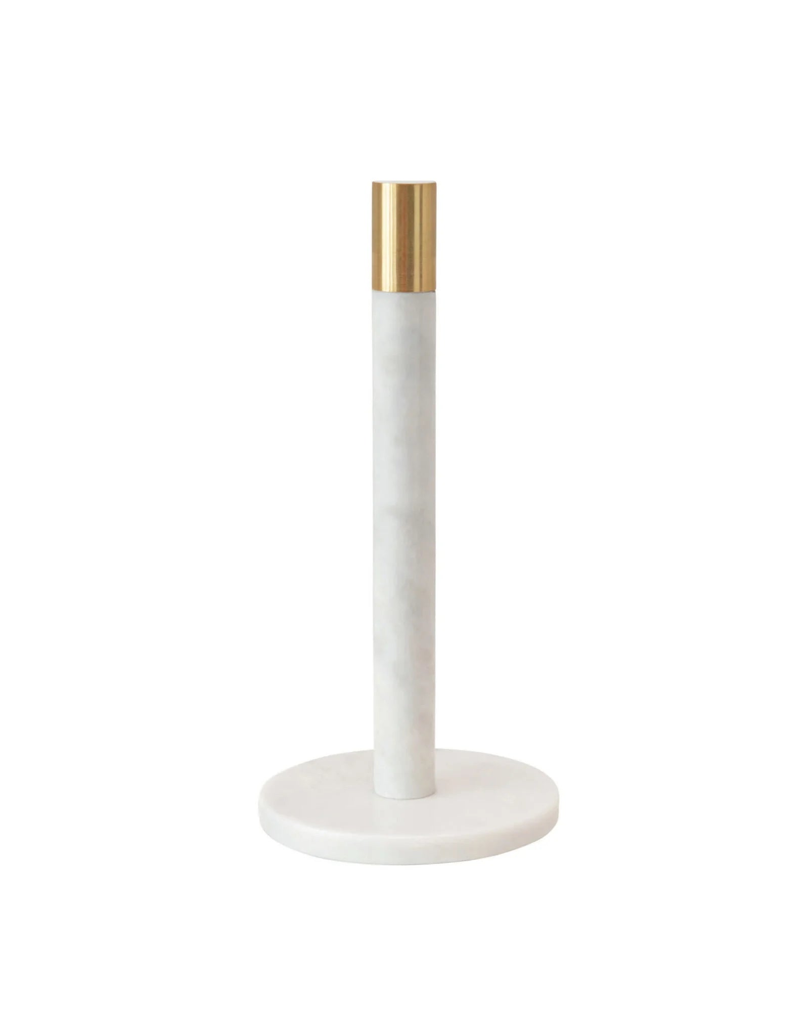Marble Towel Holder with Brass Top
