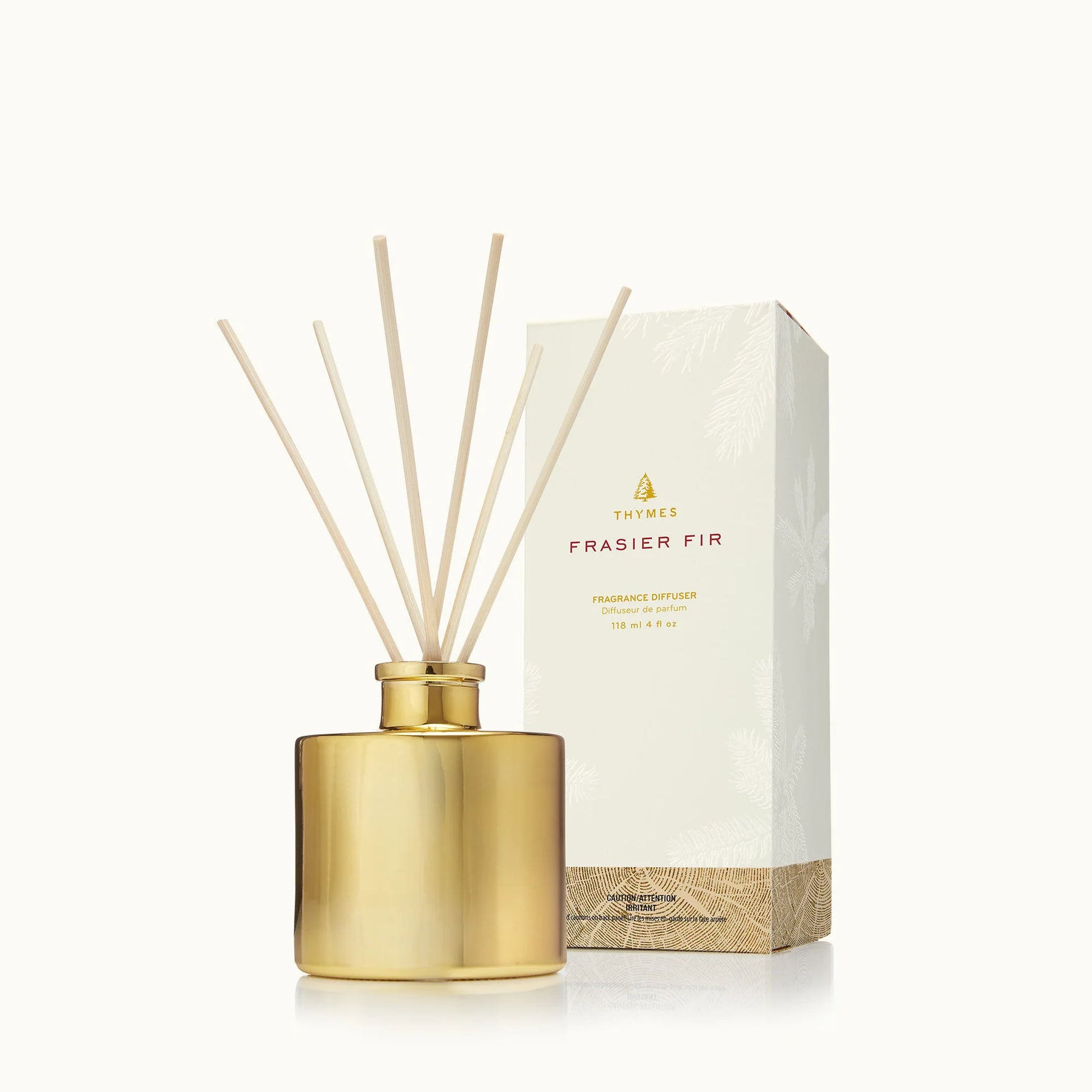 Frasier Fir Gilded Reed Diffuser- Petite Gold