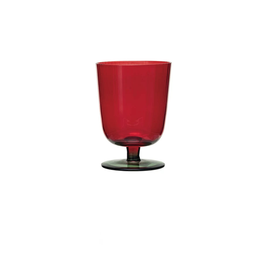 8 oz. Stemmed Fluted Drinking Glass
