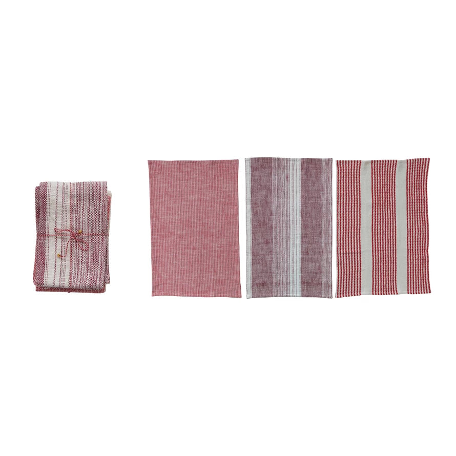 Woven Tea Towels Set