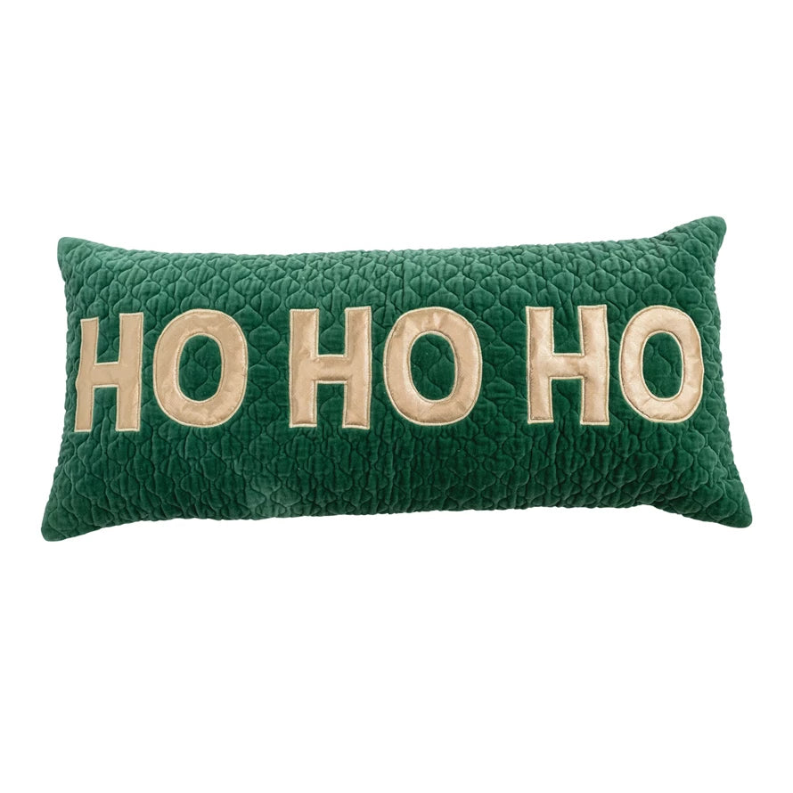 Woven Cotton Velvet HoHo Pillow