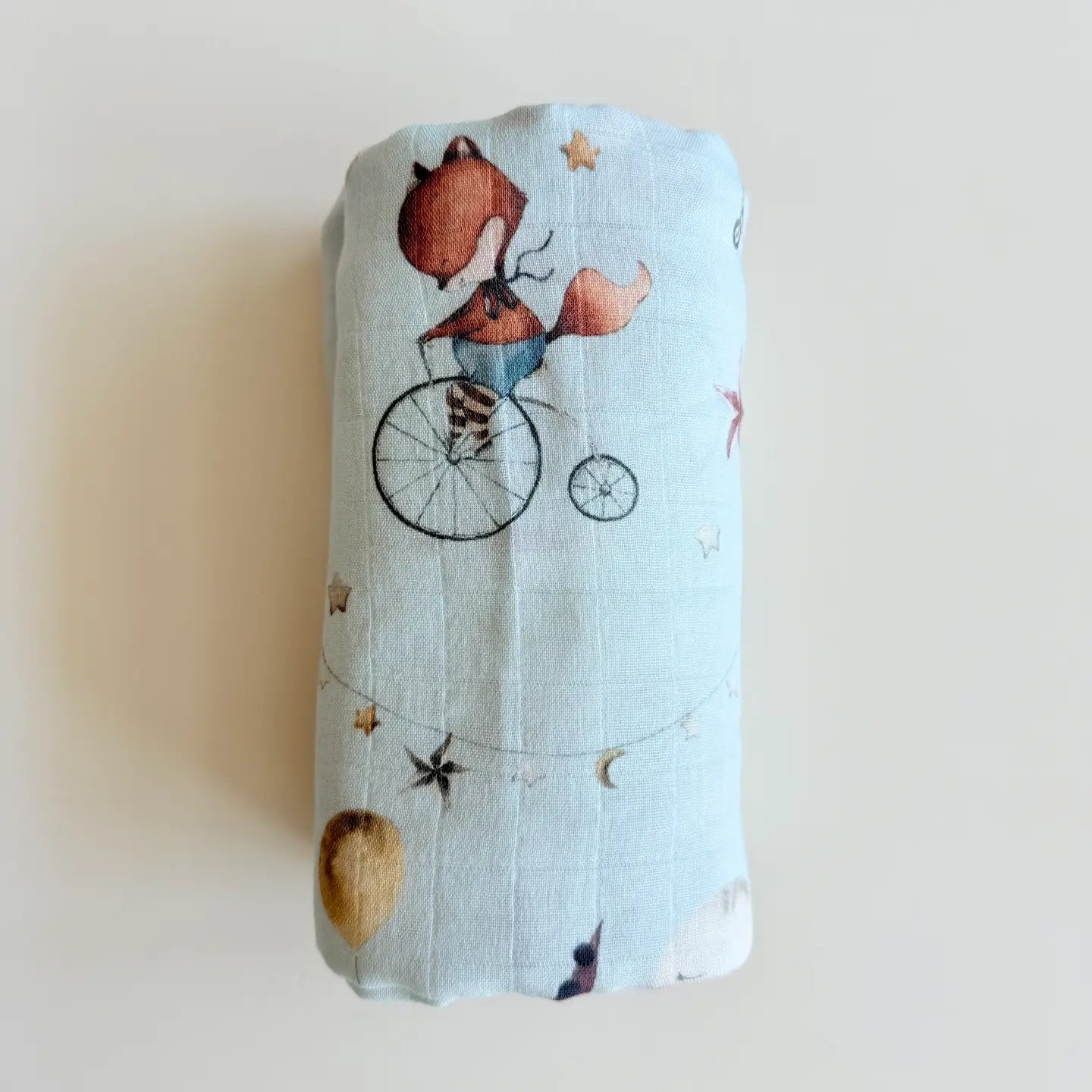 Circus Bamboo Muslin Swaddle Blanket