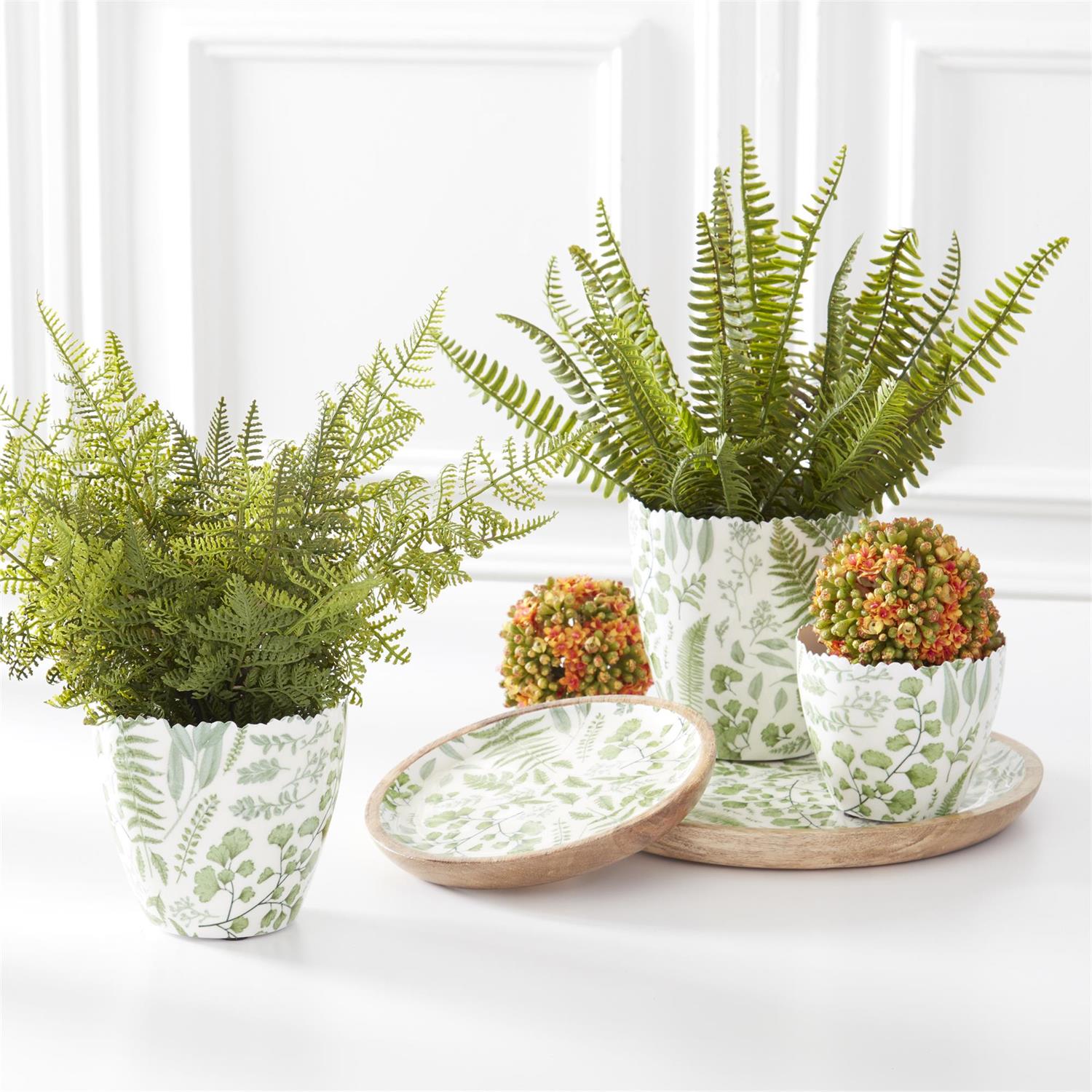 17 Inch Mixed Fern Bush