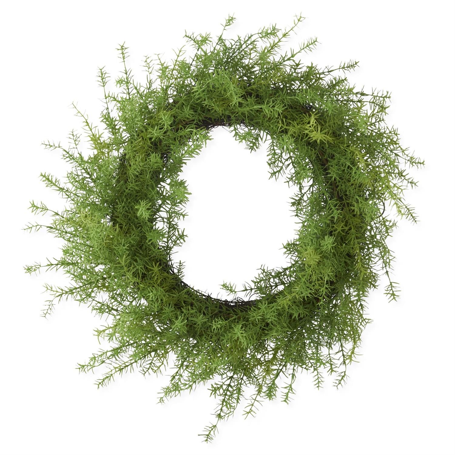 30 Inch Asparagus Fern Wreath