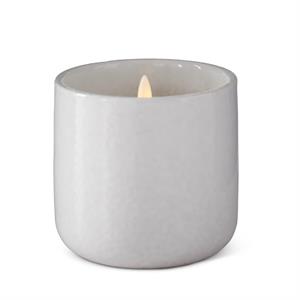 Large White Flicker Flame LED Candle