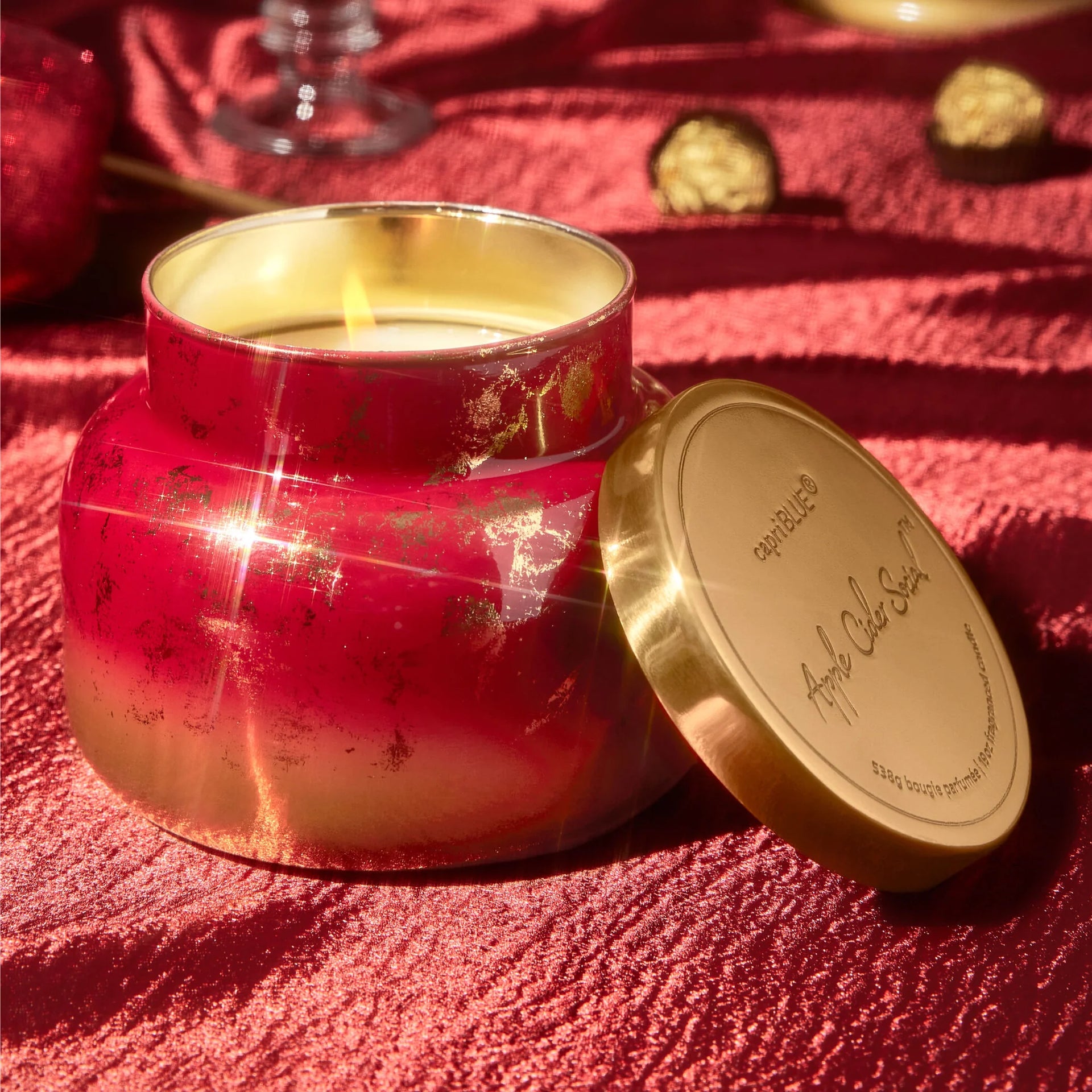 Apple Cider Social Glimmer Signature Jar Candle