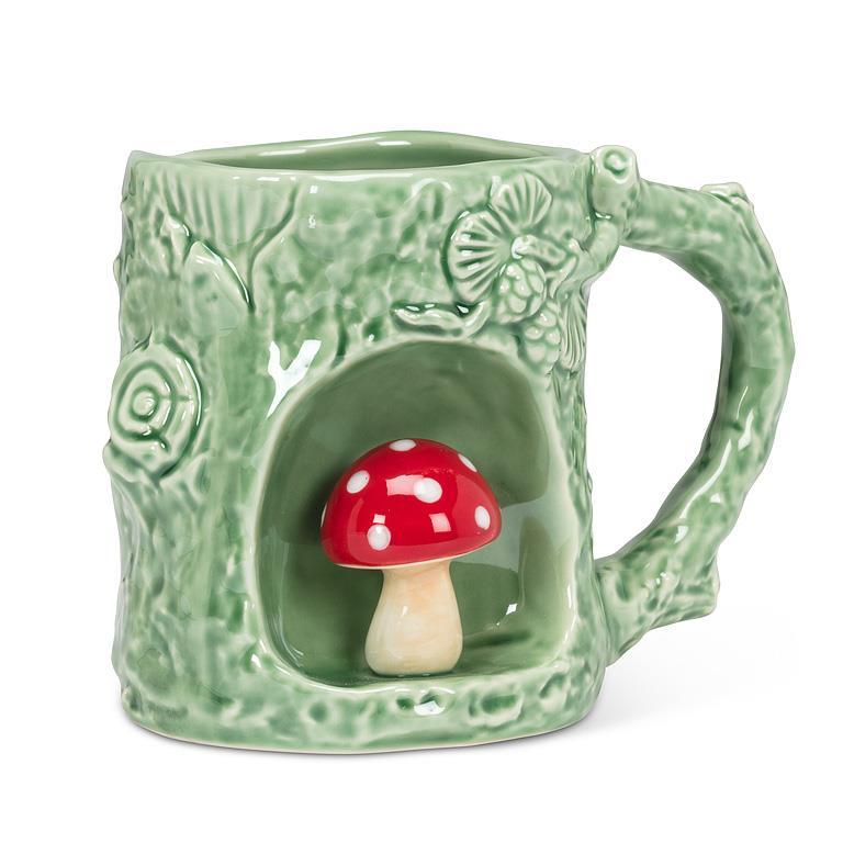 Tree Look Mug with Mushroom