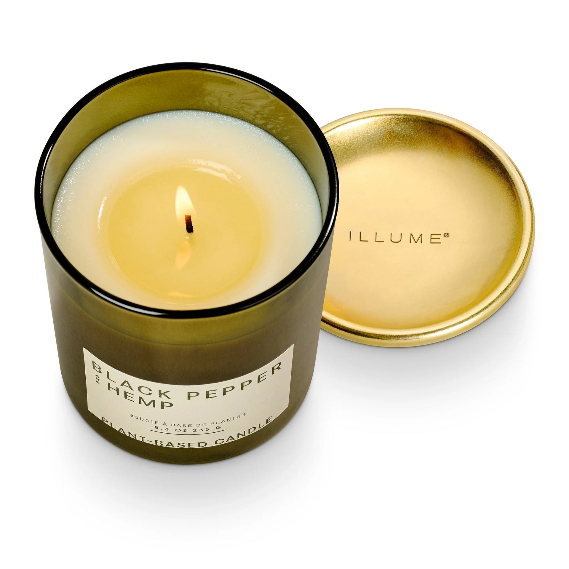 Black Pepper & Hemp Verde Lidded Jar Candle