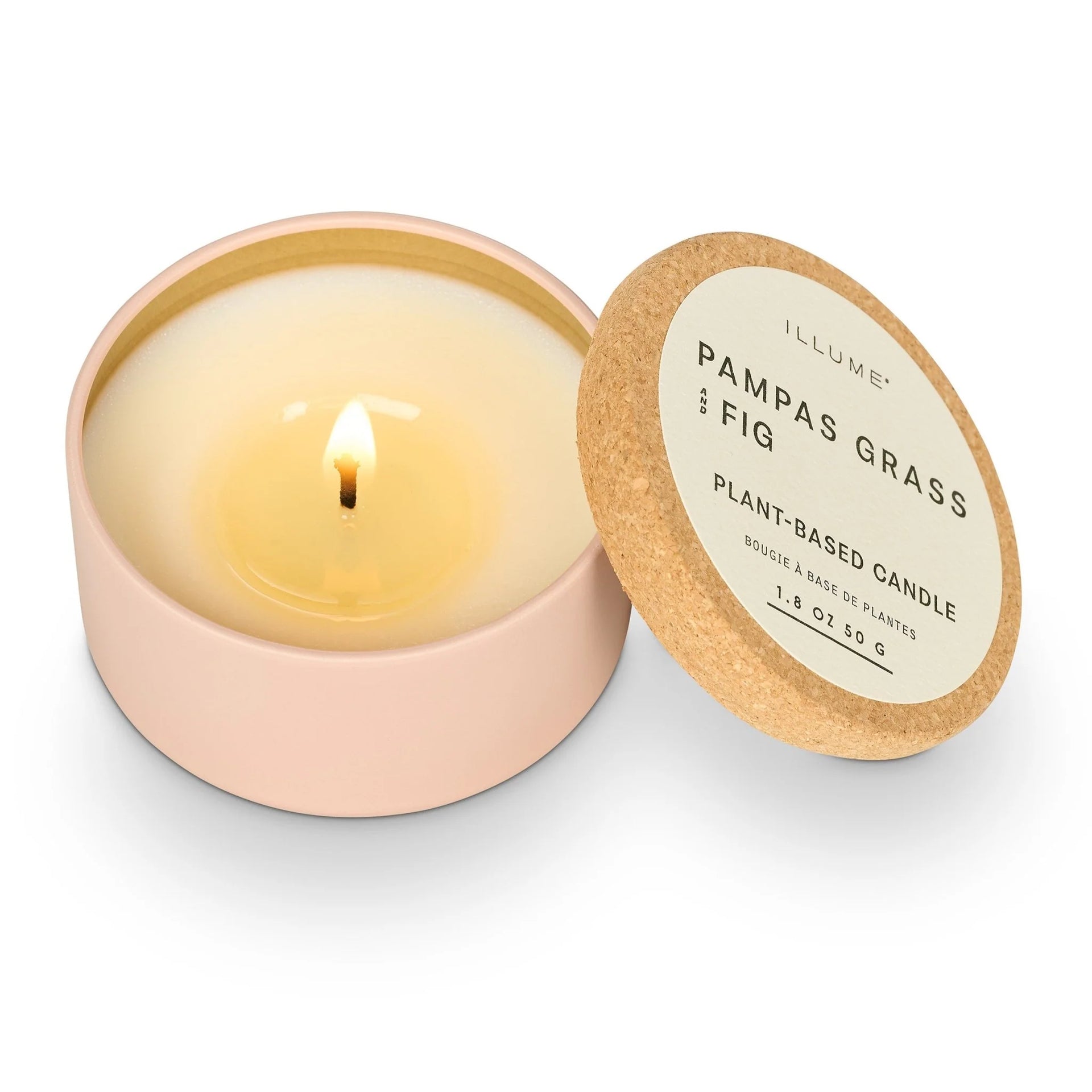 Fig & Pampas Grass Verde Tin with Cork Lid