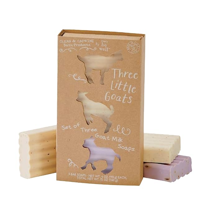 Three Little Goats Set: Lavender, Almond, Honey