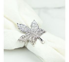 Silver Leaf Napkin Ring