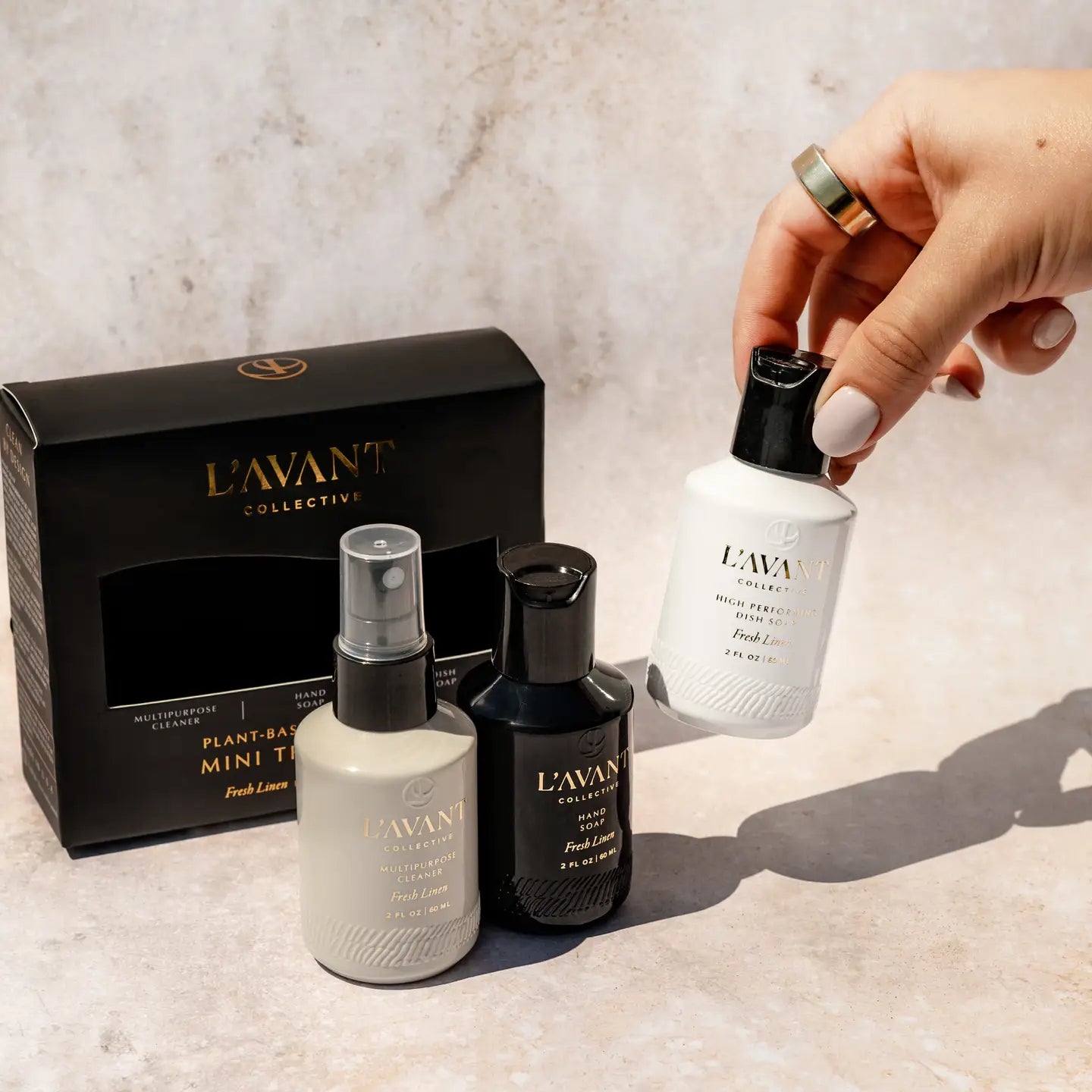 Fresh Linen Mini Travel Set