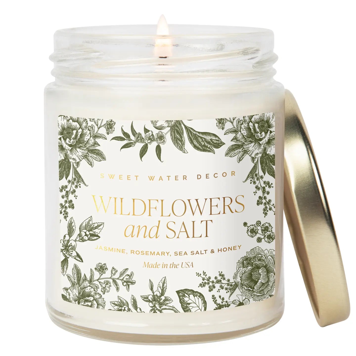 Wildflowers and Salt 9 oz Soy Candle