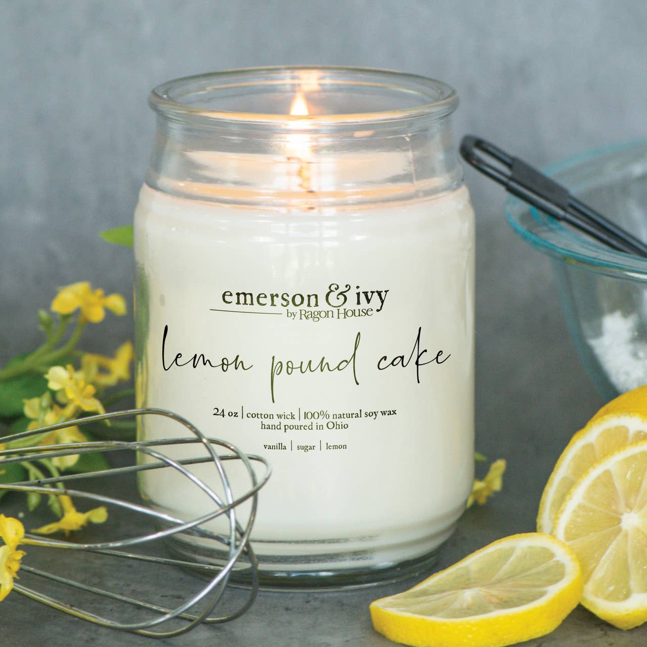 Lemon Pound Cake Soy Candle