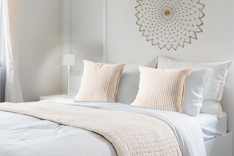 Overstitch Square Pillow