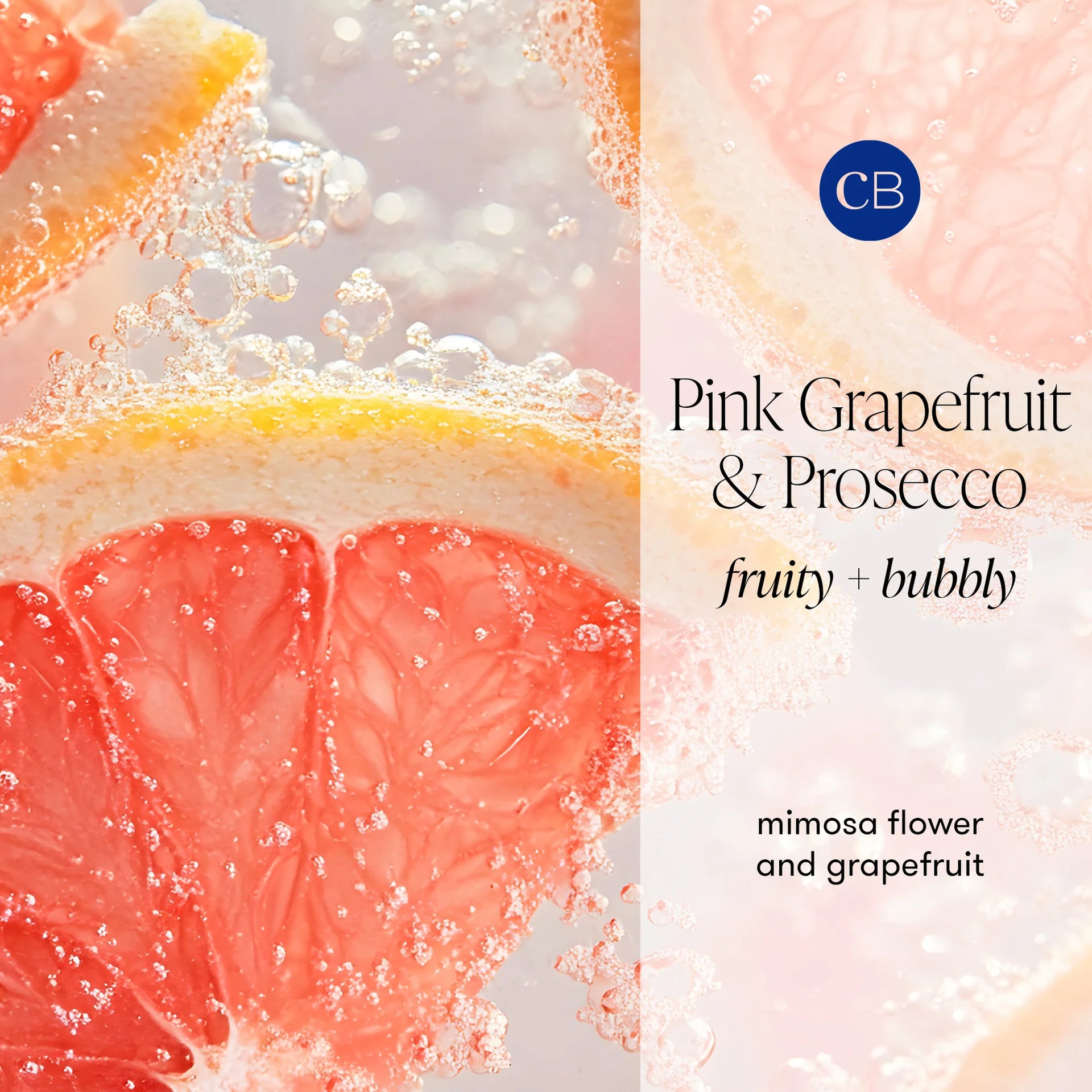 Pink Grapefruit & Prosecco Locked in Love Signature Candle