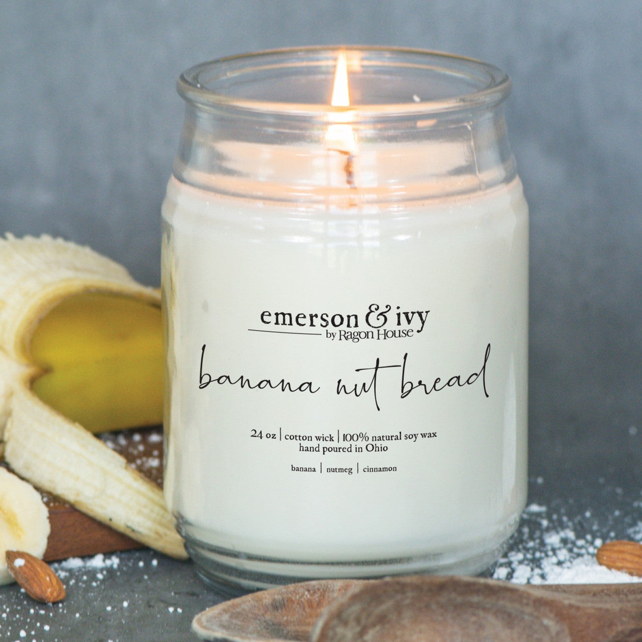Banana Nut Bread Soy Candle