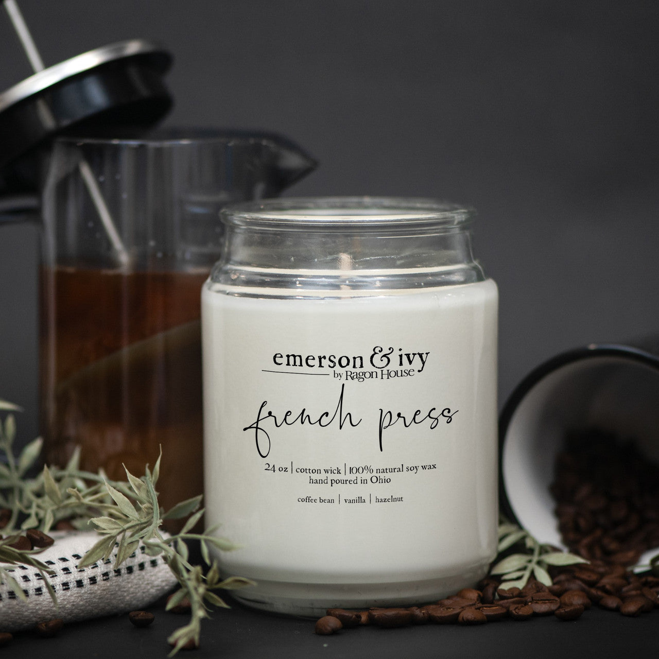 French Press Soy Candle