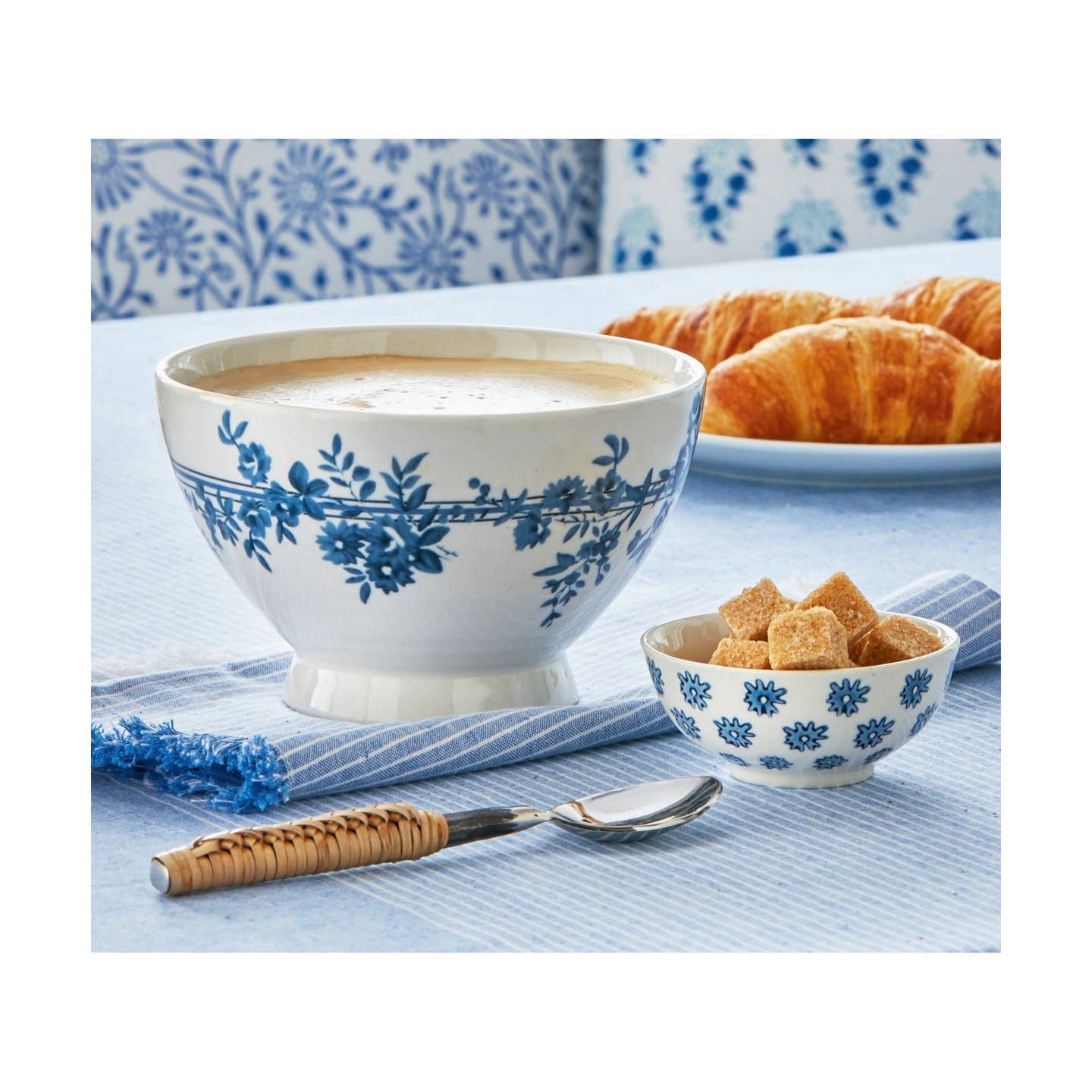 Cottage Floral Latte Bowl