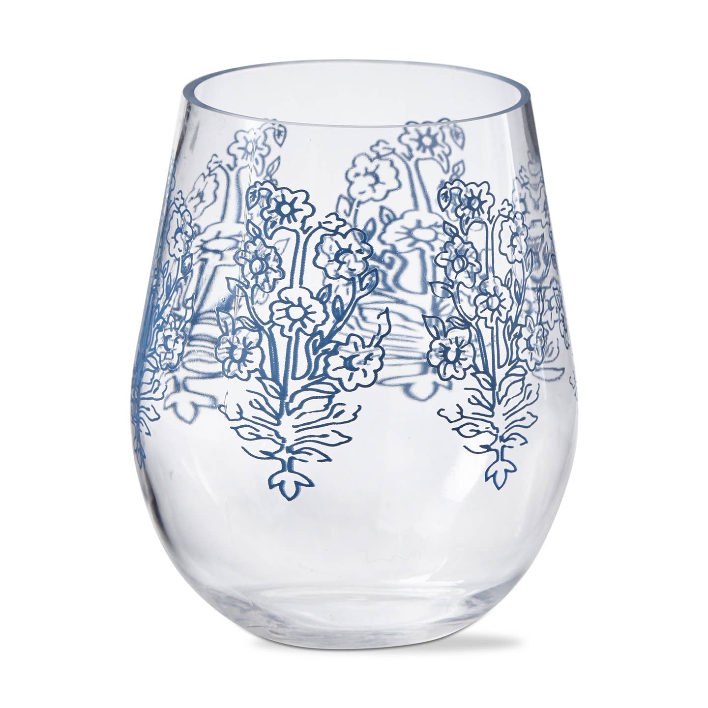 Cottage Acrylic Stemless Wine Glass