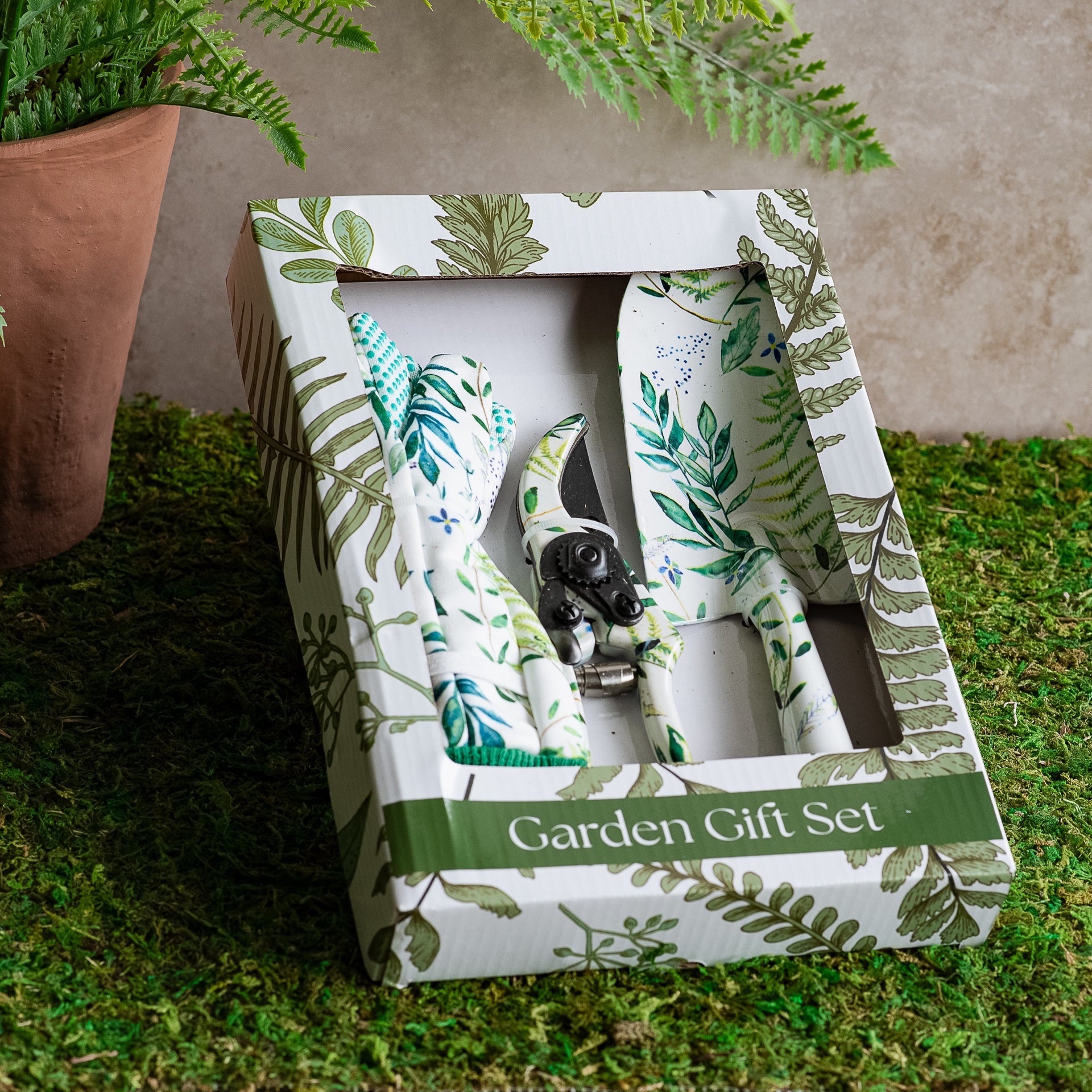 3 Piece Gardening Set- Fern Print