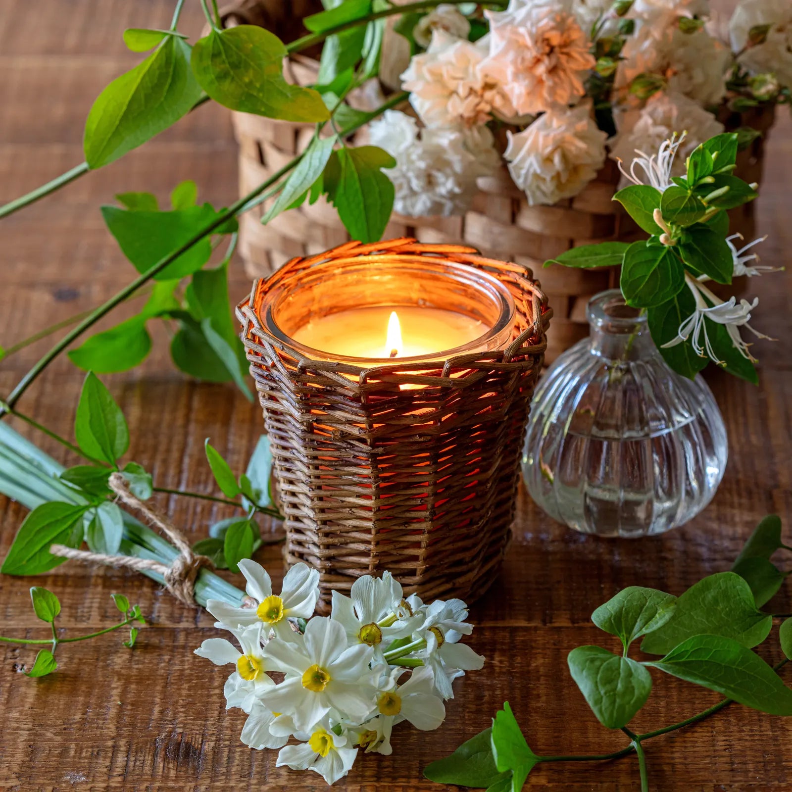 White Jonquil Candle
