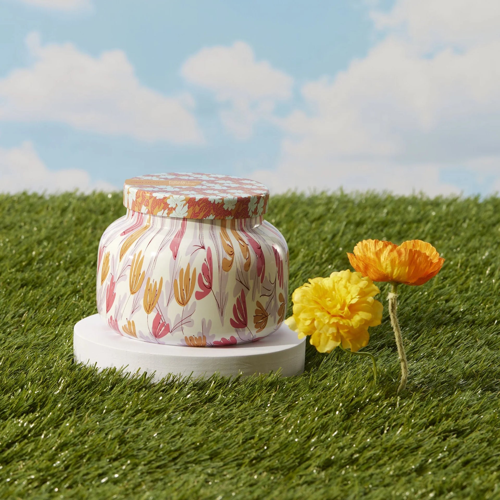 Pineapple Flower Pattern Play Jar