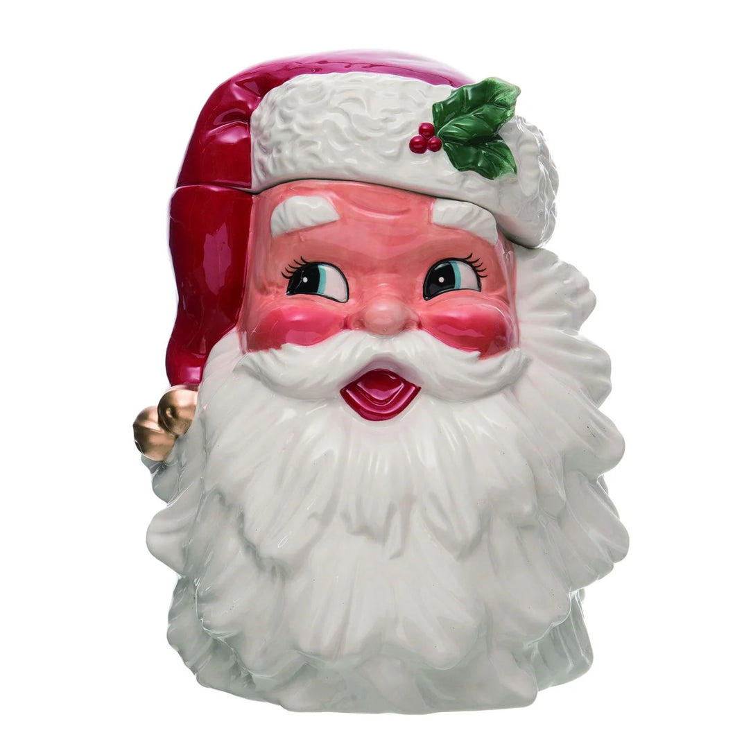 Retro Santa Cookie Jar