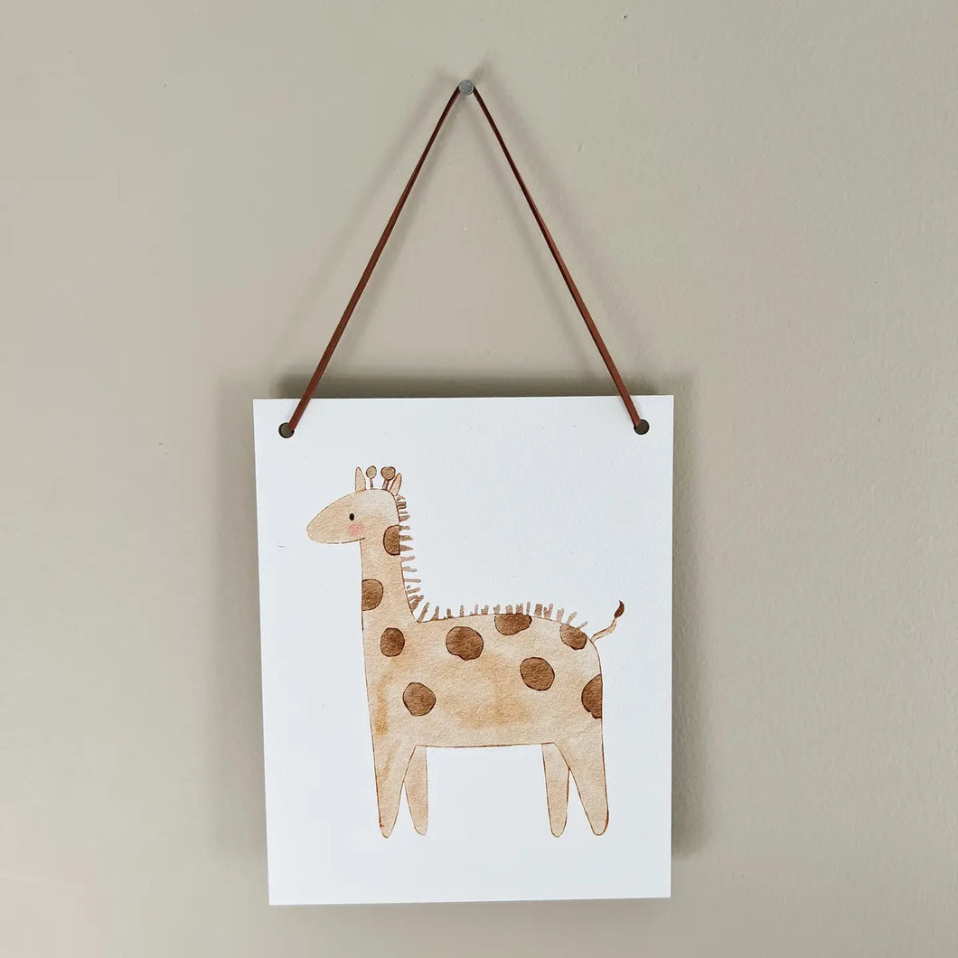 Giraffe Hanging Wall Art