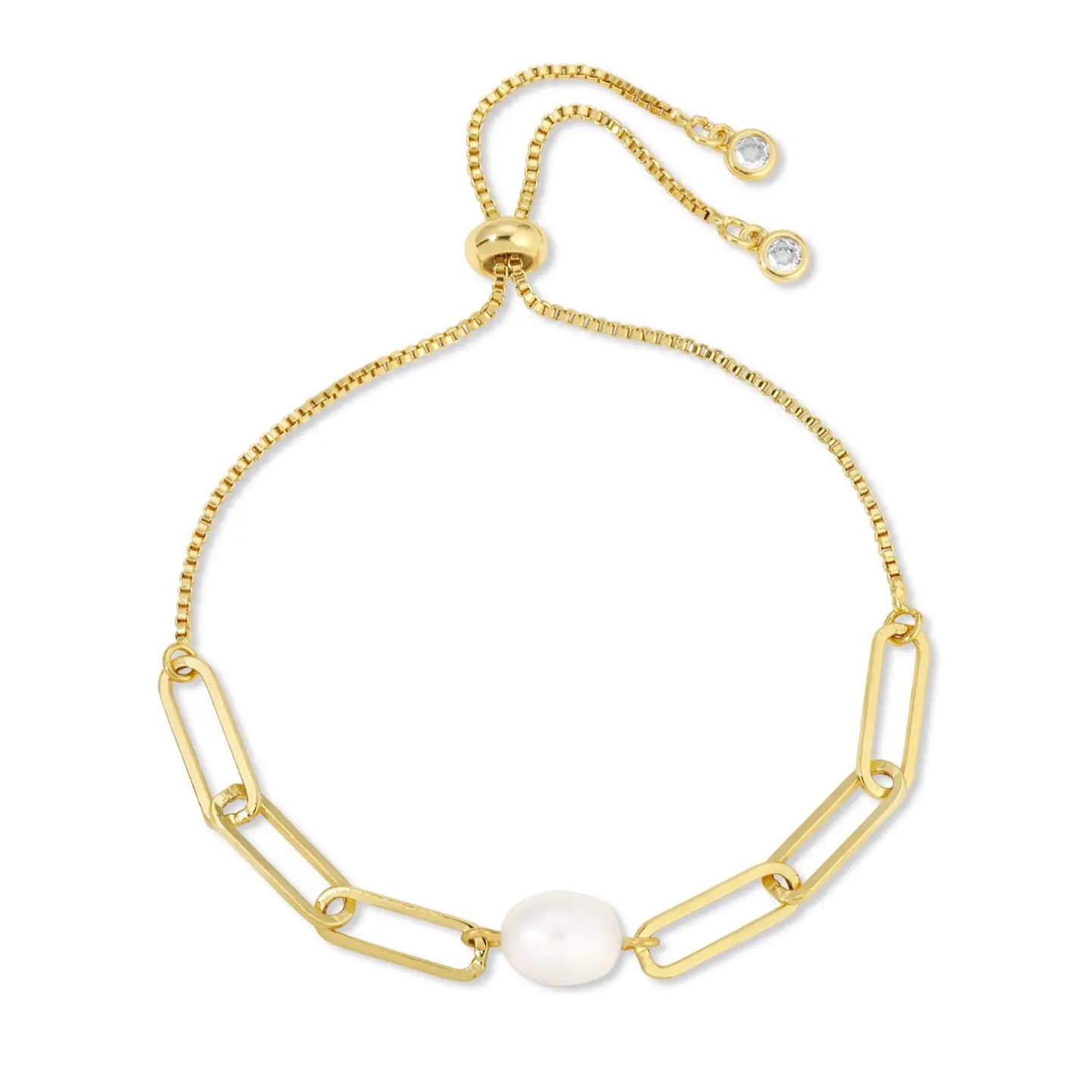 Pearl Link Pulley Bracelet