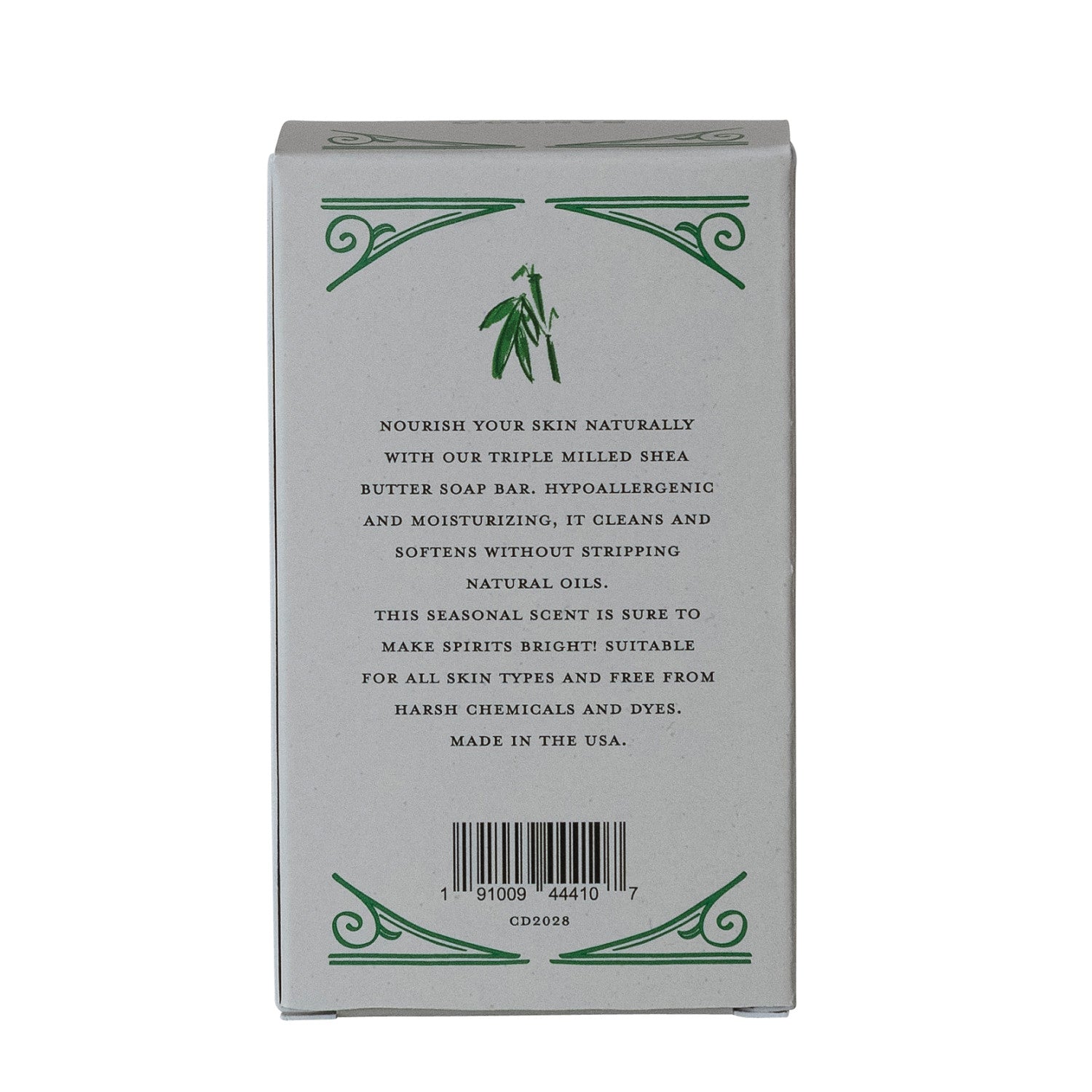 Bamboo Scented Olive Oil & Shea Butter Triple Milled Bar Soap
