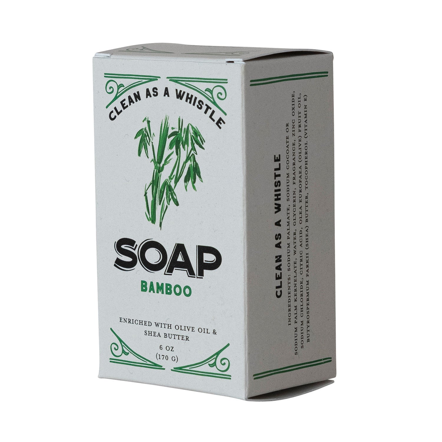 Bamboo Scented Olive Oil & Shea Butter Triple Milled Bar Soap