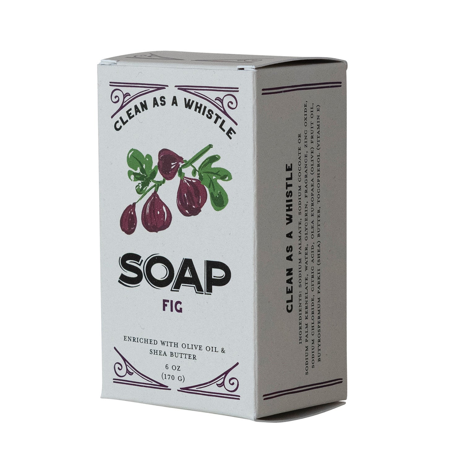 Fig Scented Olive Oil & Shea Butter Triple Milled Bar Soap
