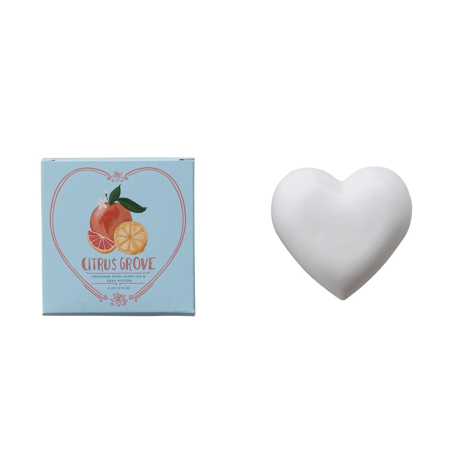 Citrus Grove Scented Olive Oil & Shea Butter Triple Milled Bar Soap