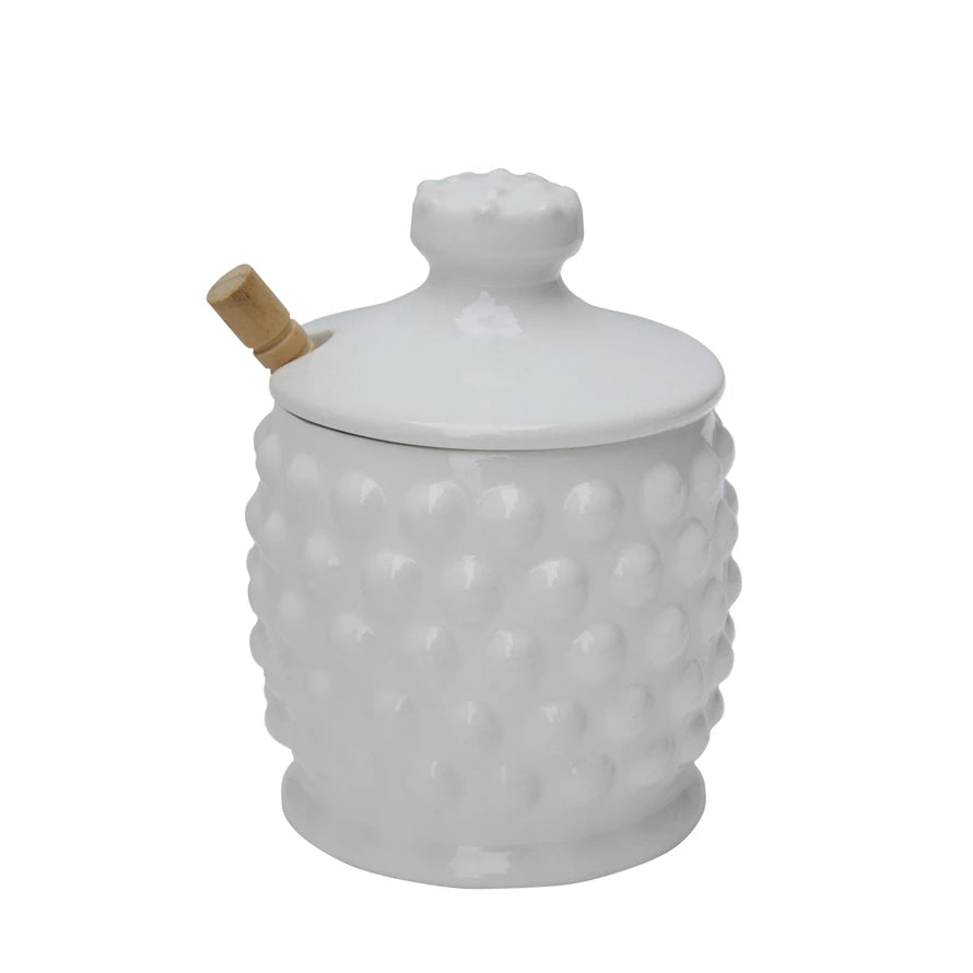 Honey Jar and Dipper Set