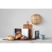 Load image into Gallery viewer, Hand-Painted Stoneware Pitcher with Floral Print
