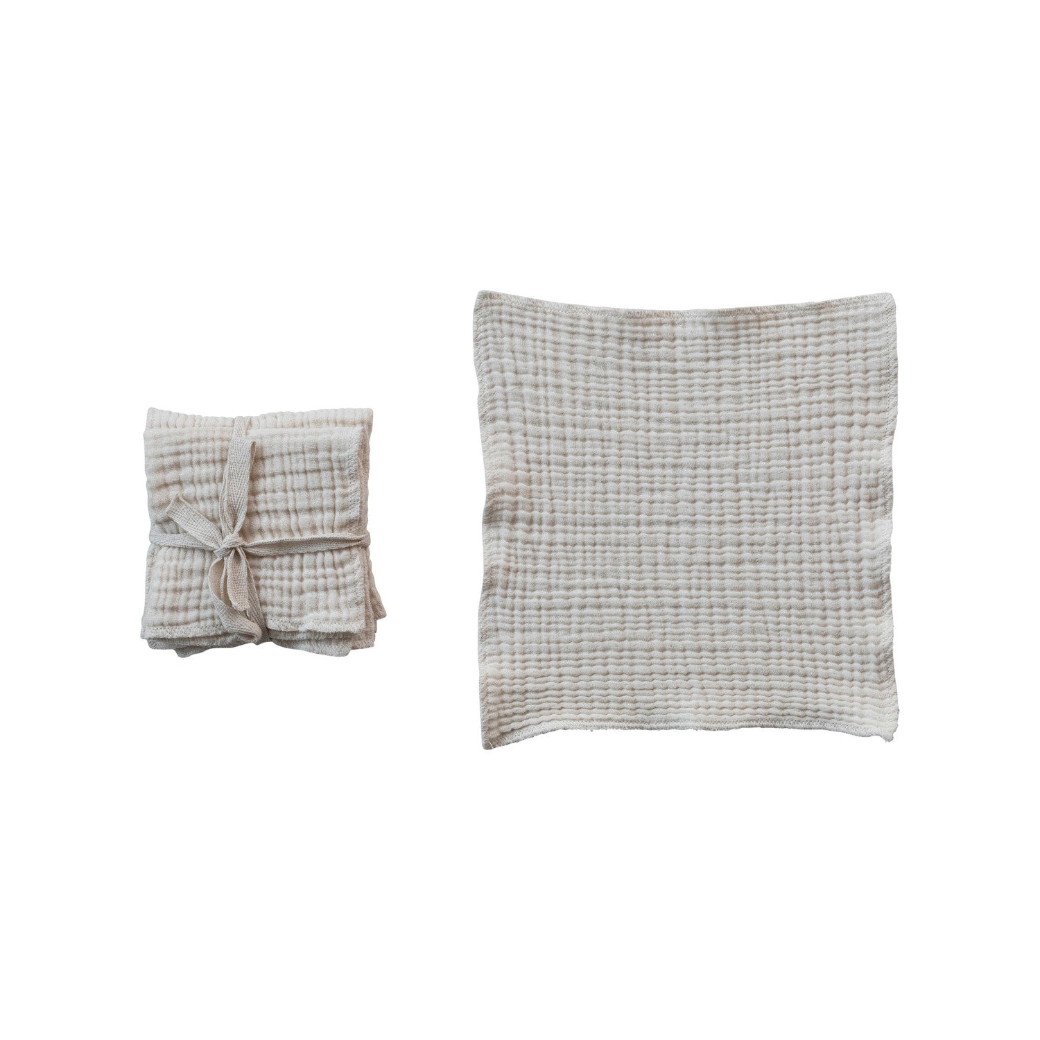 Square Cotton Double Cloth Dish Cloths