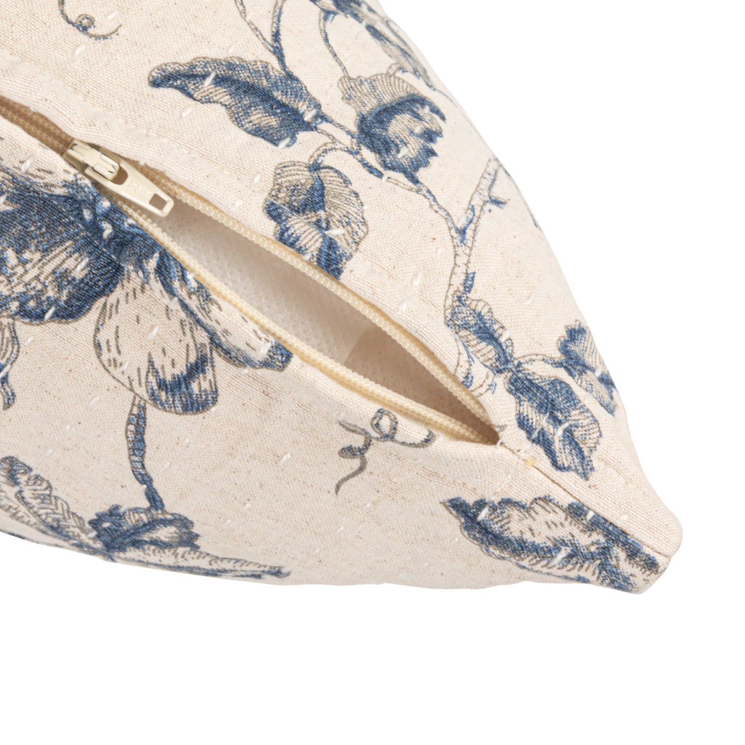 Square Cotton & Linen Printed Pillow