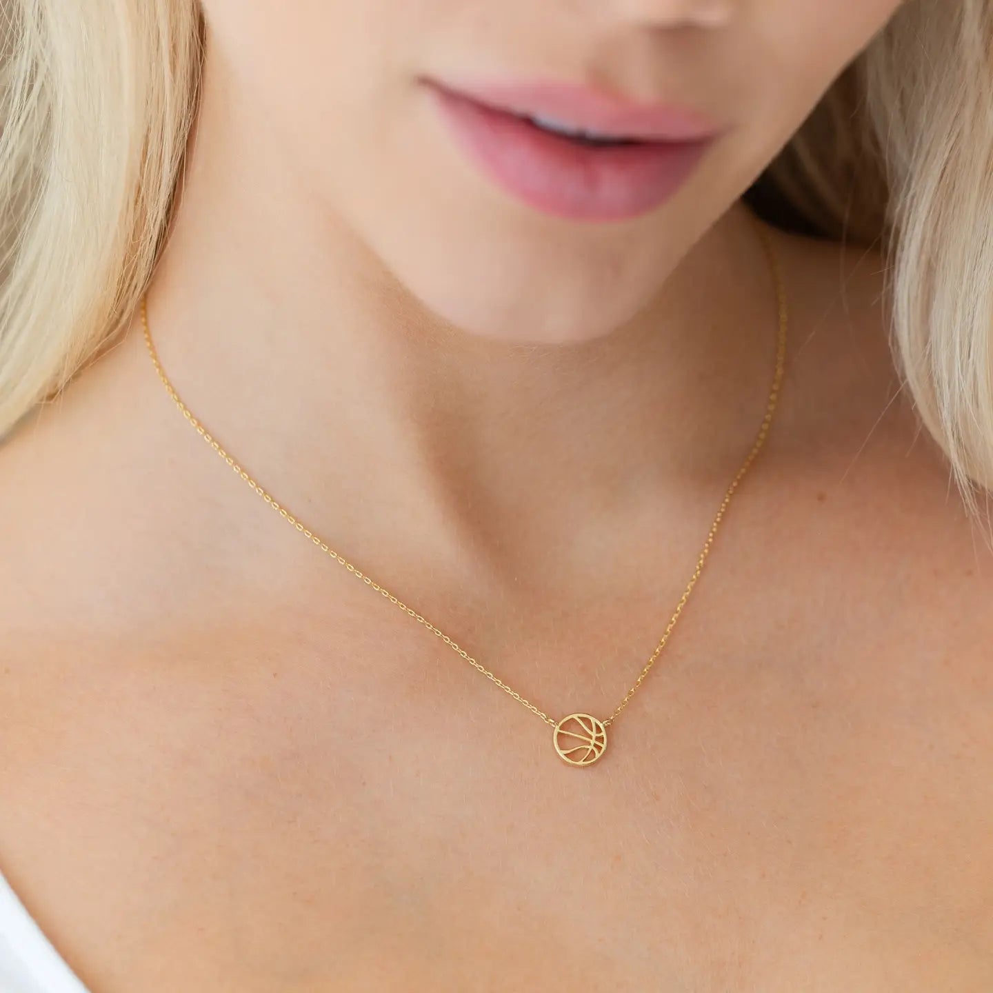 Basketball Petite Necklace