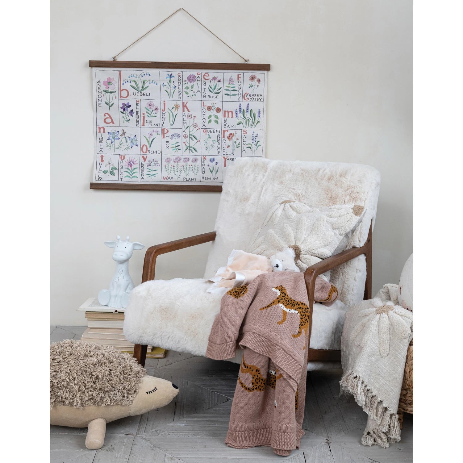 Cotton & Velvet Tufted Hedgehog