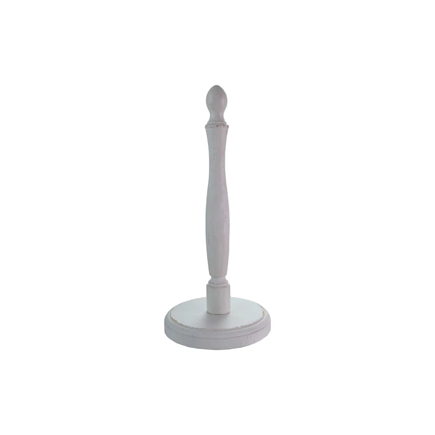 Wood Paper Towel Holder- Distressed Finish