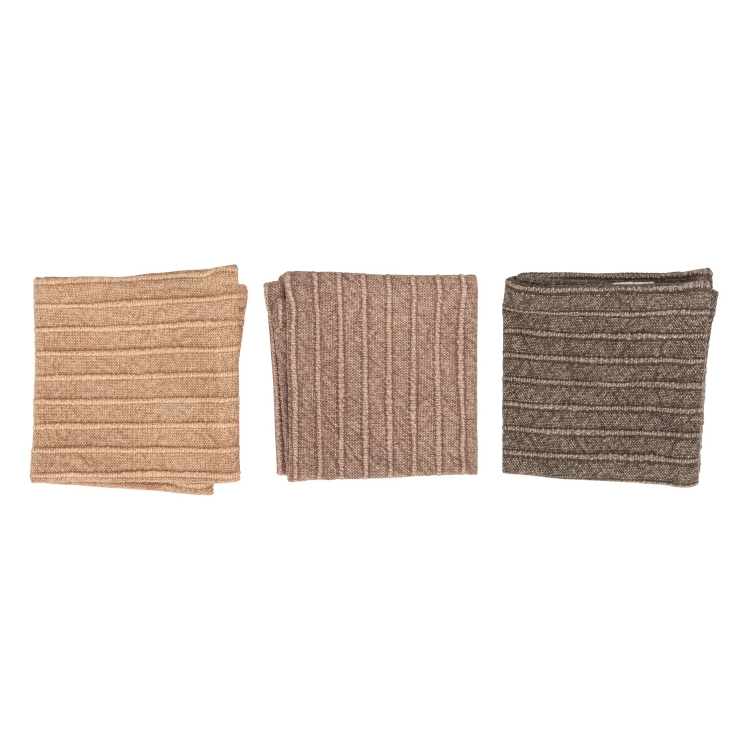 Striped Dish Cloths Set