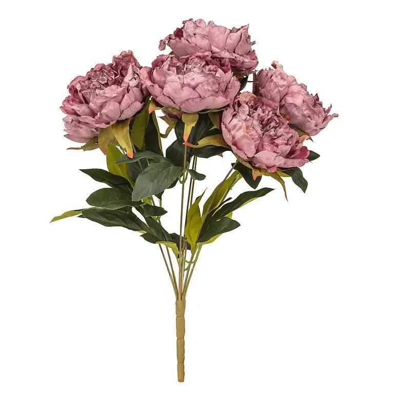 Large 7 Open Pink Peony Bouquet